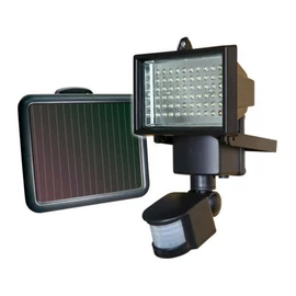 LED Solar mozgásérzékelős napelemes SMD LED reflektor 50W 60 LED-es