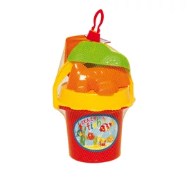 5 részes mini homokozó szett mesefigurás vödörrel (320)