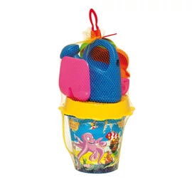 8 részes homokozó szett figurás vödörrel (322)