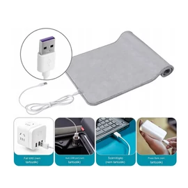 Fűthető kéz/test- és derékmelegítő USB-vel, 5V 2A - LS123