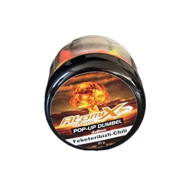 Atomix Pop-Up dumbel horgászcsali 4x8 mm Feketeribizli-Chili - narancs/sárga (CK-458)