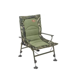 CZ Összkomfortos horgász fotel 63x60x38/100 cm - Camou/Fleece (CZ3541)