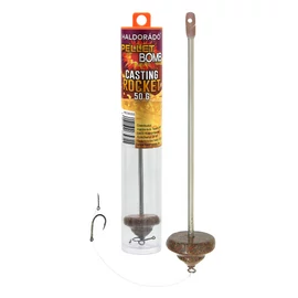 Haldorádó Pellet Bomb Casting Rocket 50 g komplett fix végszerelék horgászathoz (HD39355)