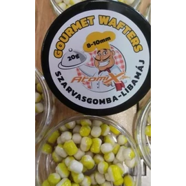 ATOMIX Gourmet Wafters horgászcsali 8-10mm Szarvasgomba-Libamáj - sárga/fehér (CK-696)
