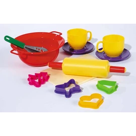 Cukrász készlet gyerekeknek tésztanyújtóval és kiszúró formákkal (5010)