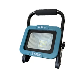 THO LUX TL-6 akkumulátoros munkalámpa 36 LED-del 2 db 36Vf akkumulátorral - kék/fekete