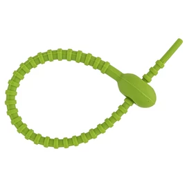 CZ Szilikon botrögzítő pánt 20 cm - zöld (6 db)