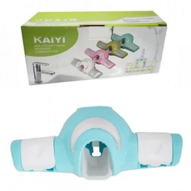 KAIYI automata fogkrém adagoló fogkefe tartóval - zöld/fehér