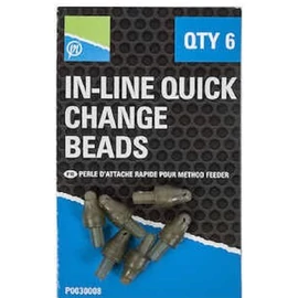 Preston In-Line Quick Change Beads gyorskapocs 6 db