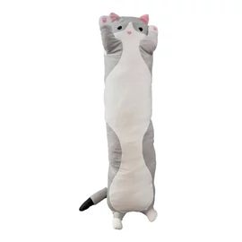 Cicás plüss párna - Szürke - 70 cm