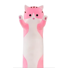 Cicás plüss párna - Rózsaszín - 70 cm