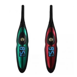 MS596 elektromos szempilla göndörítő állítható hőmérséklettel USB csatlakozással - zöld