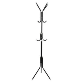 Kabát tartó állvány 170 cm 8 akasztóval - fekete (MS-953)