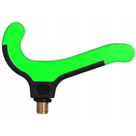 Miracle Fish L alakú gumírozott bottartó feeder és match horgászbotokhoz - zöld