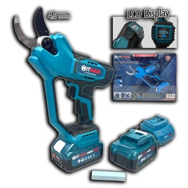 Hitman HT-BSCS-7174 Max akkumulátoros metszőolló 88V 4,0 mm vágási kapacitással LCD kijelzővel (HT-BSCS-7174Max)