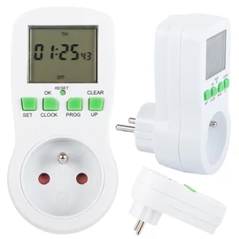 LCD időzítő kapcsoló 16A 3680W (11341)