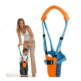 Moonwalk járássegítő hám gyermekeknek - narancssárga/kék (MS-299)