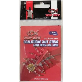 TOP MIX Csalitüske szilikon hajszál előkén, 7mm (TM770)
