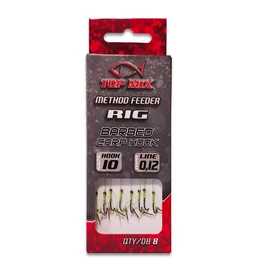 TOP MIX Method Feeder Rig előkötött horogelőke 10-es méret (TM701)