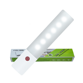 Mozgásérzékelős öntapadós világítás, USB-vel és 6 leddel - MS-578 