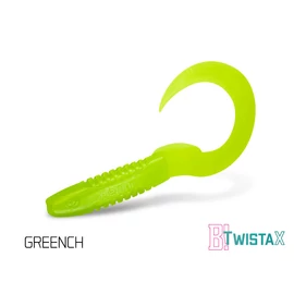 Gumihal Delphin TwistaX Eeltail UVs / 5db 6cm/GREENCH (101004021)