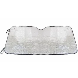 Tapadókorongos napfényvédő szélvédőre 130 x 60 cm - szürke (MS-424)