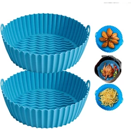Légzsütő szilikon bélés készlet 3db + ajándék 3db szilikon alátét - 22 cm - Fekete-Szürke-Kék