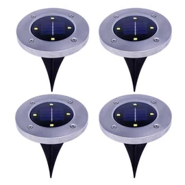 Solar Disk multifunkcionális LED lámpa szett 4 darabos - szürke