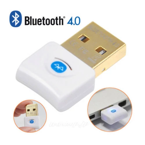 Mini Bluetooth 4.0 USB adapter - fehér