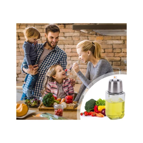 Olaj vagy ecet permetező 180 ml - átlátszó
