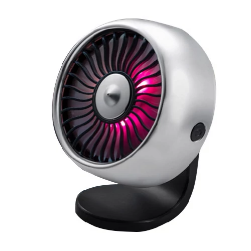 Autós mini ventilátor USB csatlakozással 3 fokozatú - Választható színben