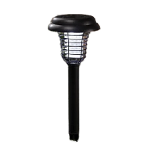 Napelemes szúnyogirtó UV LED lámpa - fekete