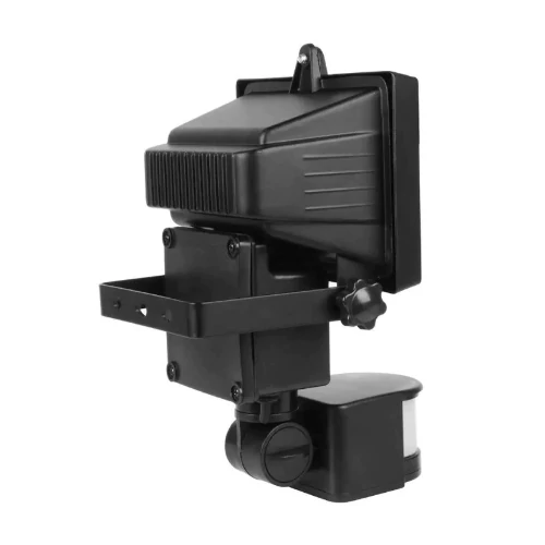 Napelemes LED reflektor mozgásérzékelővel 50W 120 LED - fekete (MS-600)