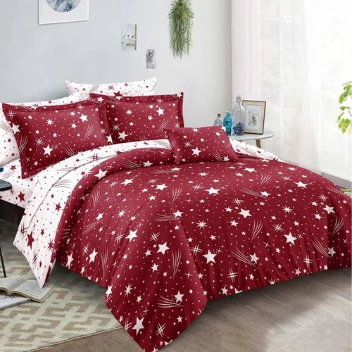 7 részes ágynemű csillag mintával - Mentazöld