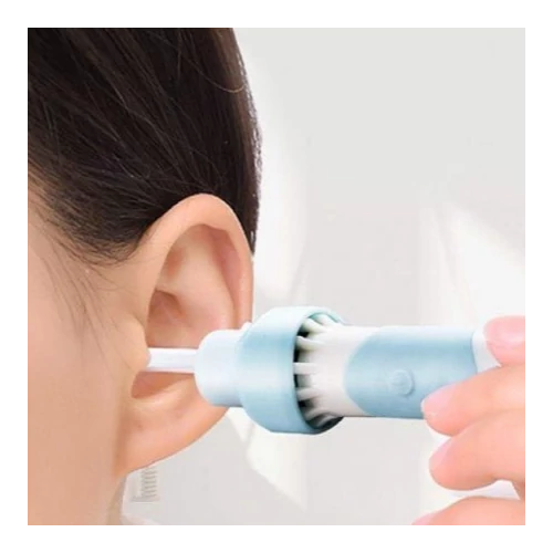 C-ears elektromos fültisztító vákuummal - fehér