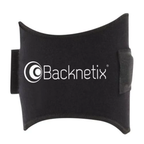 Backnetix akupresszúrás térdrögzítő - fekete (MS-437)