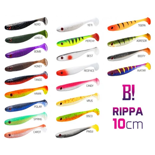 BOMB! Rippa gumihal 8cm - BEST (5db)