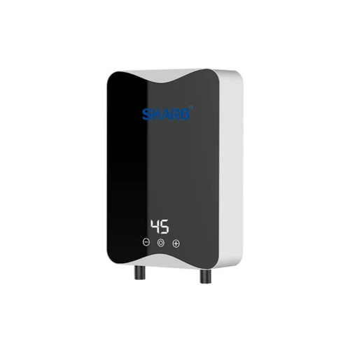 Falra szerelhető átfolyós villanybojler 5500W LCD érintőpanellel és zuhanyfejjel (RYK-002)