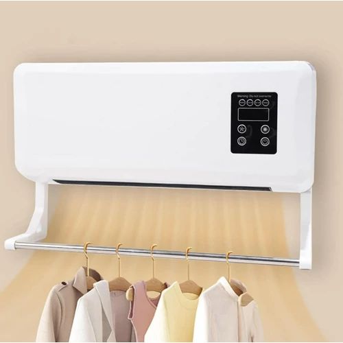 L2008 fali fűtő-hűtő ventilátor távírányítóval - fehér