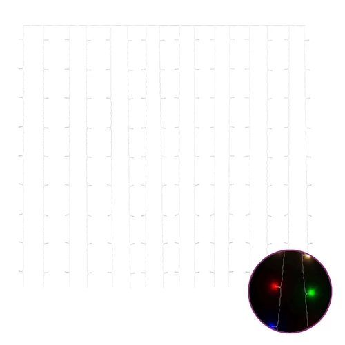 LED fényfüggöny 3x2 m - Választható színben (3x2sz)