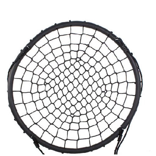 Fészekhinta 100 cm átmérővel 150 kg teherbírással - fekete (MS-517)