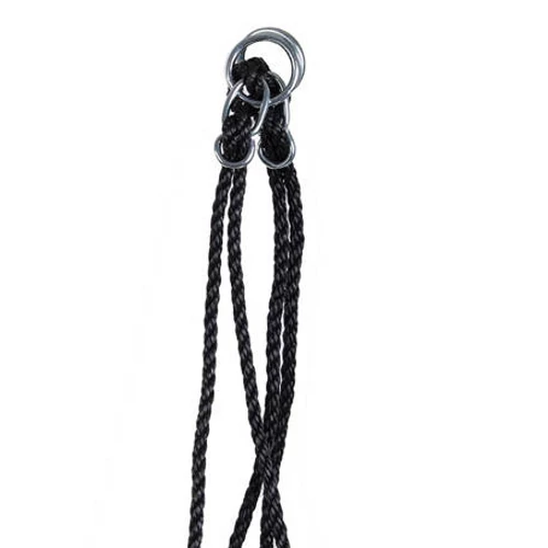 Fészekhinta 100 cm átmérővel 150 kg teherbírással - fekete (MS-517)