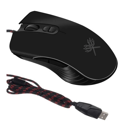 Izoxis MS-536 gamer egér 7 programozható gombbal 7200 DPI - fekete