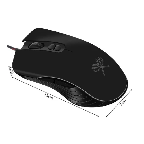 Izoxis MS-536 gamer egér 7 programozható gombbal 7200 DPI - fekete
