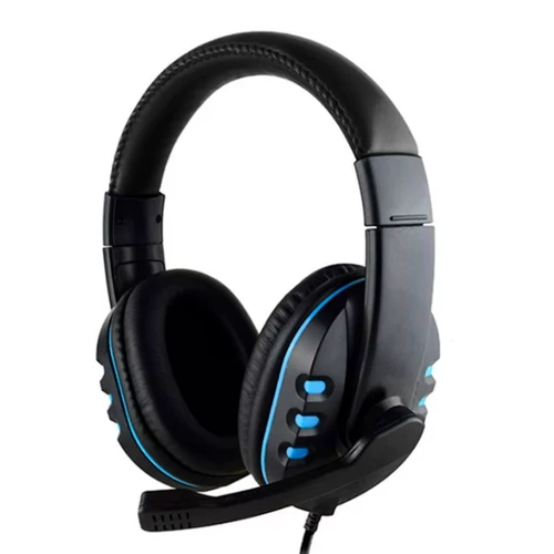 GM001 gamer fejhallgató beépített mikrofonnal - fekete