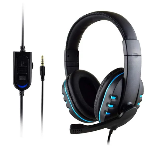 GM001 gamer fejhallgató beépített mikrofonnal - fekete
