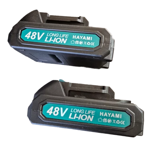 Hayami akkumulátoros légfúvó 2 db 48V akkumulátorral - kék (HA1033)