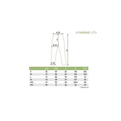 Delphin ThermoTEX Plus+ kültéri nadrág XL (101006345)