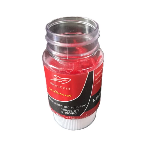 Miracle Fish földigiliszta imitáció műcsali - piros