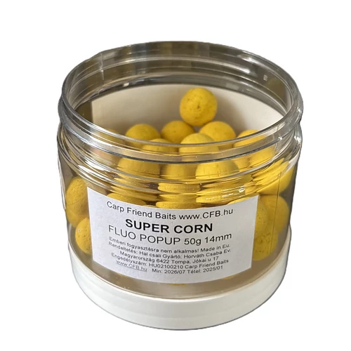 CFB Fluo Pop Up Super Corn bojli 14mm 50g